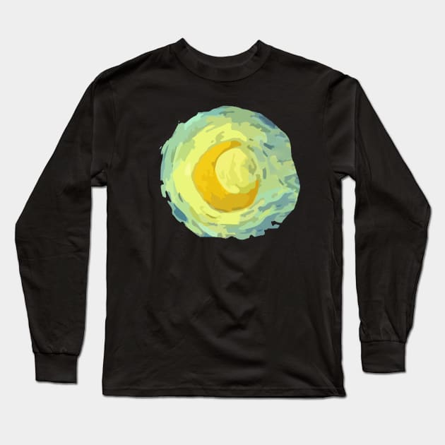 Van Gogh Moon Long Sleeve T-Shirt by meheva